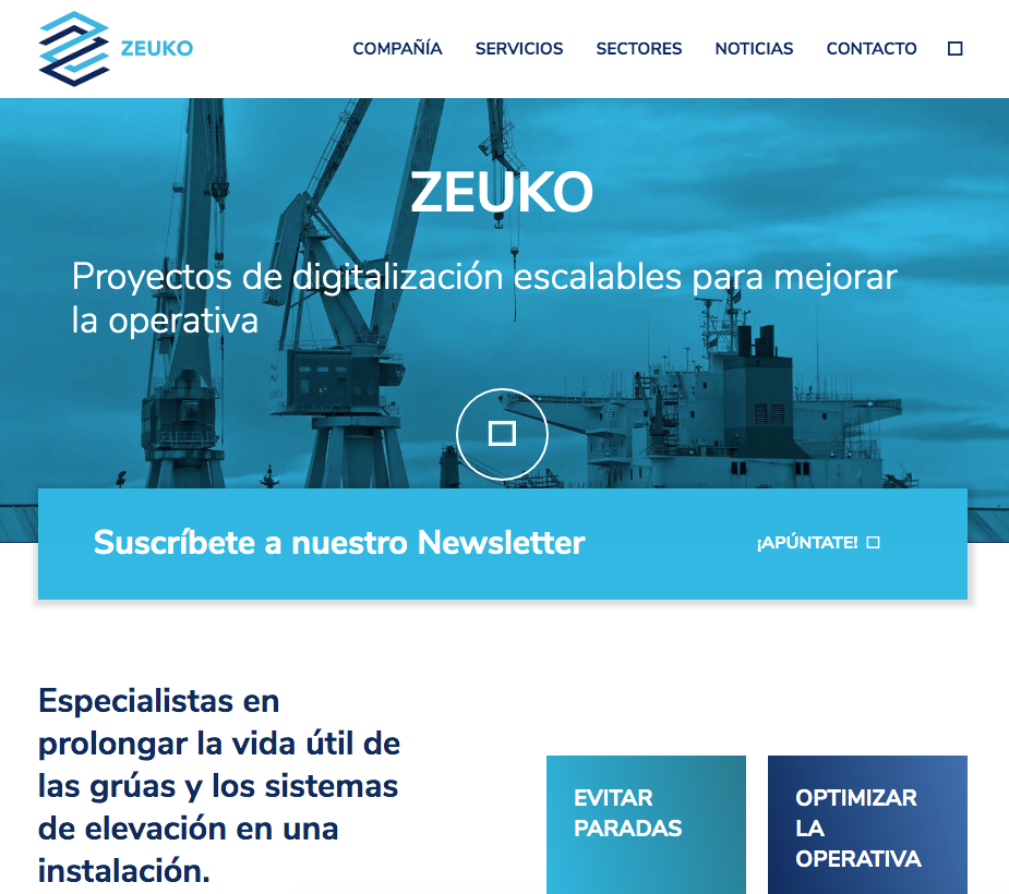 nueva web Zeuko