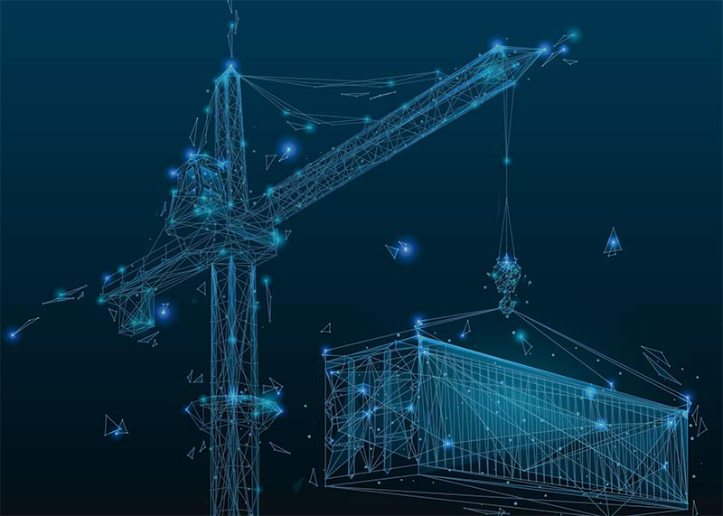 gemelos digitales grúas